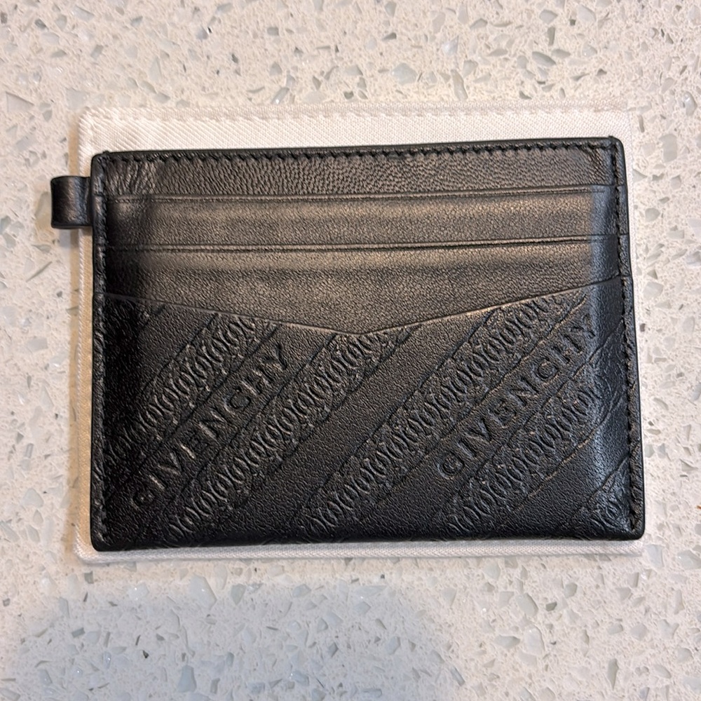 Givenchy Cardholder in black calfskin leather